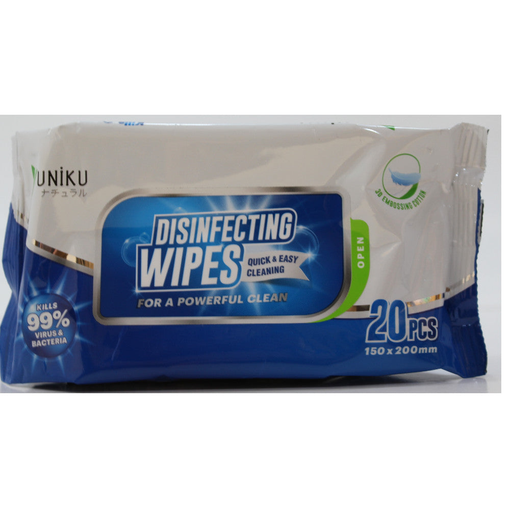 UNIKU Disinfecting Wipes (20-Pack) - WIPES