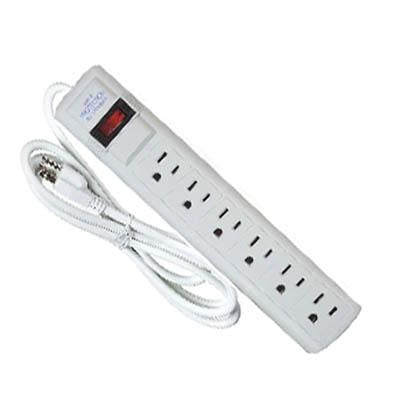 WELLSON 4ft Power Bar with 6 Outlets - WPB-10