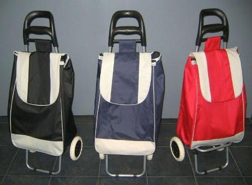 STANDA Chariot de courses en toile avec poche - ZR111B