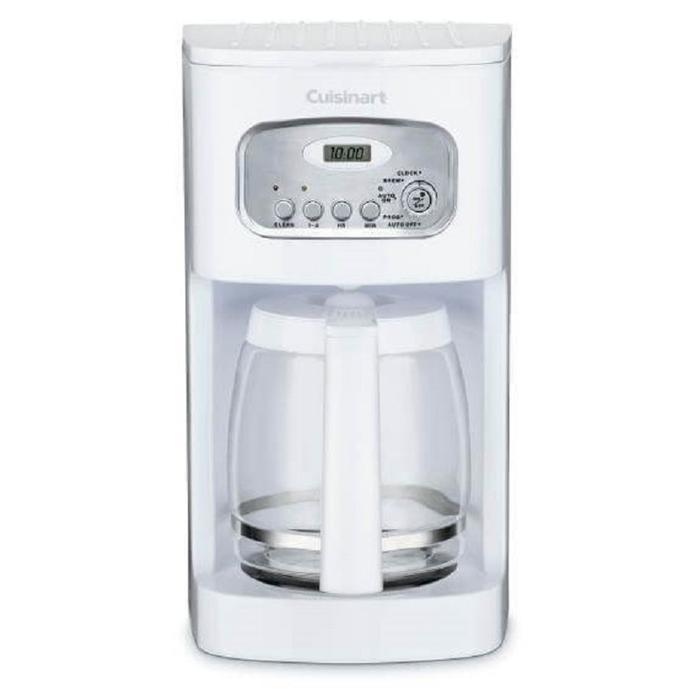 CUISINART 12 Cup Classic Programmable Coffeemaker (White) - DCC-1100C