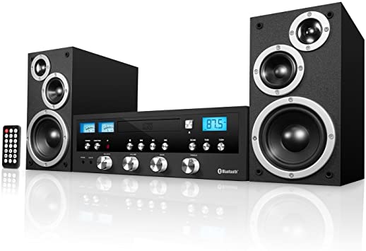 INNOVATIVE TECHNOLOGY 50W CD Stereo System with Bluetooth - Refurbished with Home Essentials Warranty -  ITCDS5000