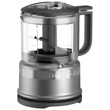 Charger l&#39;image dans la galerie, KitchenAid Mini robot culinaire de 3,5 tasses (contour argent) - KFC3516CU
