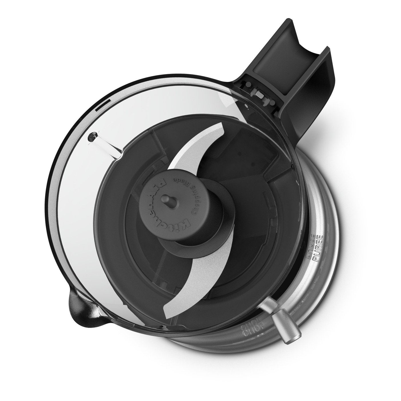 KitchenAid Mini robot culinaire de 3,5 tasses (contour argent) - KFC3516CU