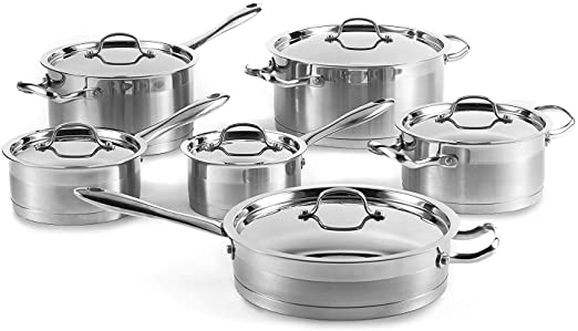 LAGOSTINA 12-Piece Cookware Set - Blemished package with full warranty - L757622612