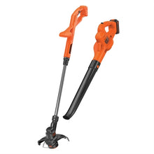 Load image into Gallery viewer, BLACK + DECKER 20V Max Grass Trimmer Sweeper Combo - Refurbished with Full Manufacturer Warranty - LCC221
