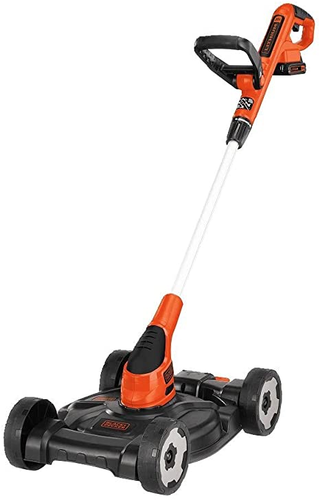 BLACK + DECKER 20V Max* Lithium 12 Inch 3-In-1 Compact Mower - Refurbished with Full Manufacturer Warranty - MTC220