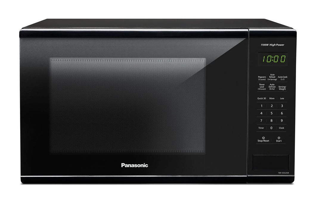 PANASONIC Micro-ondes de comptoir noir de 1,3 pi³ - Remis à neuf avec la garantie Home Essentials - NNSG626B