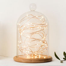 Load image into Gallery viewer, SHARPER IMAGE Solar Powered LED Outdoor Copper String Lights - SISL189
