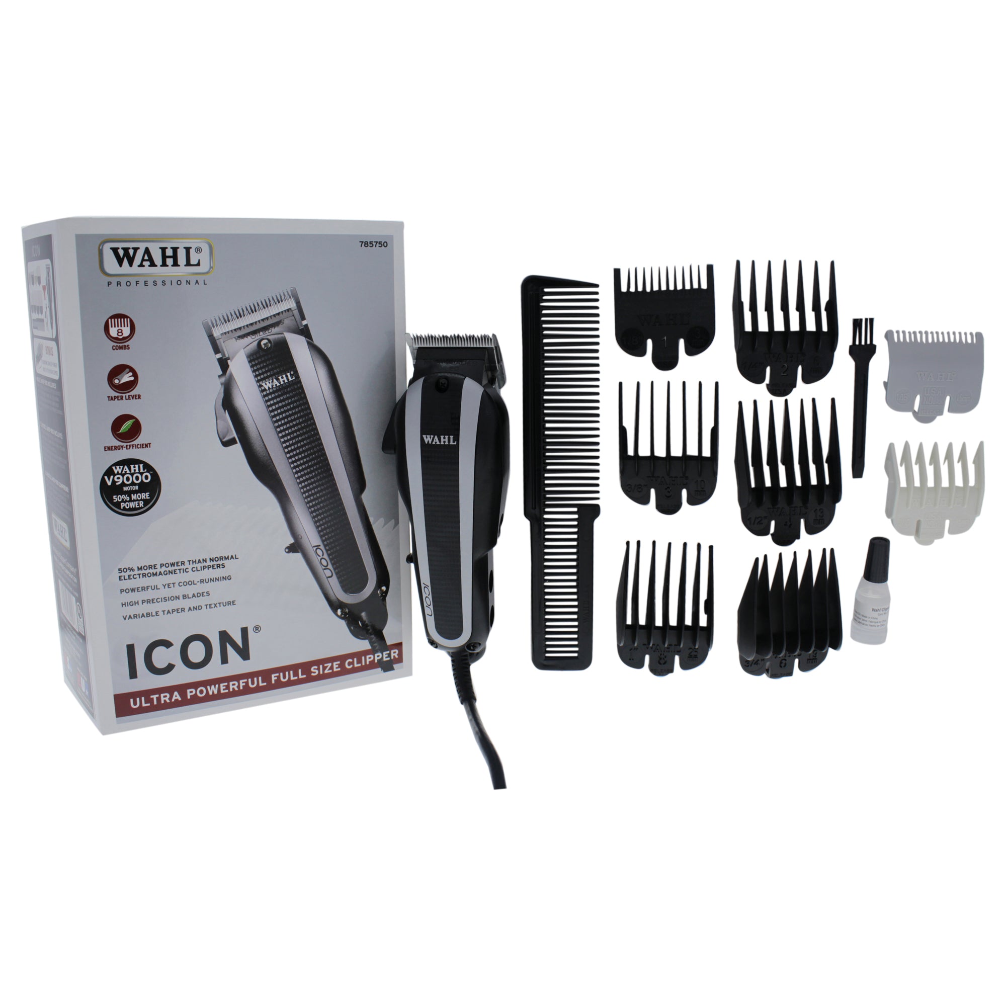 WAHL Icon Clipper with Battery Operated Trimmer Duo - 50359