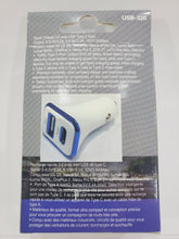Charger l&#39;image dans la galerie, Chargeur de voiture WELLSON double USB et type C - USB-326
